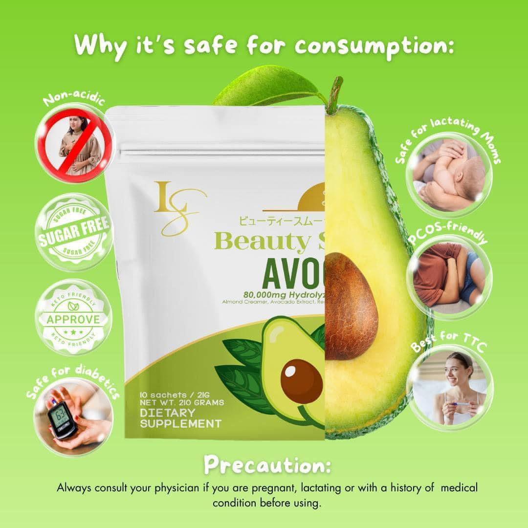 Luxe Slim Beauty Smoothie Avocado (10 sachets)