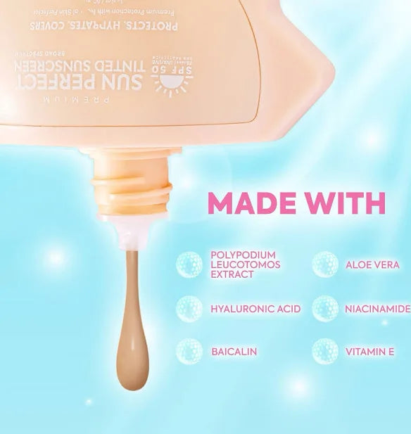 Hikari Sun Perfect Tinted Sunscreen 50ml