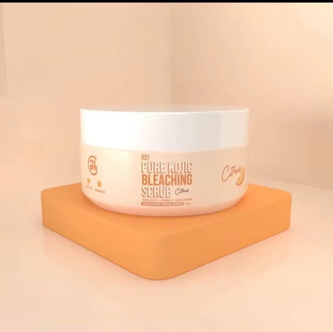 G21 Pure Kojic Bleaching Scrub Milky Vanilla Ice Cream