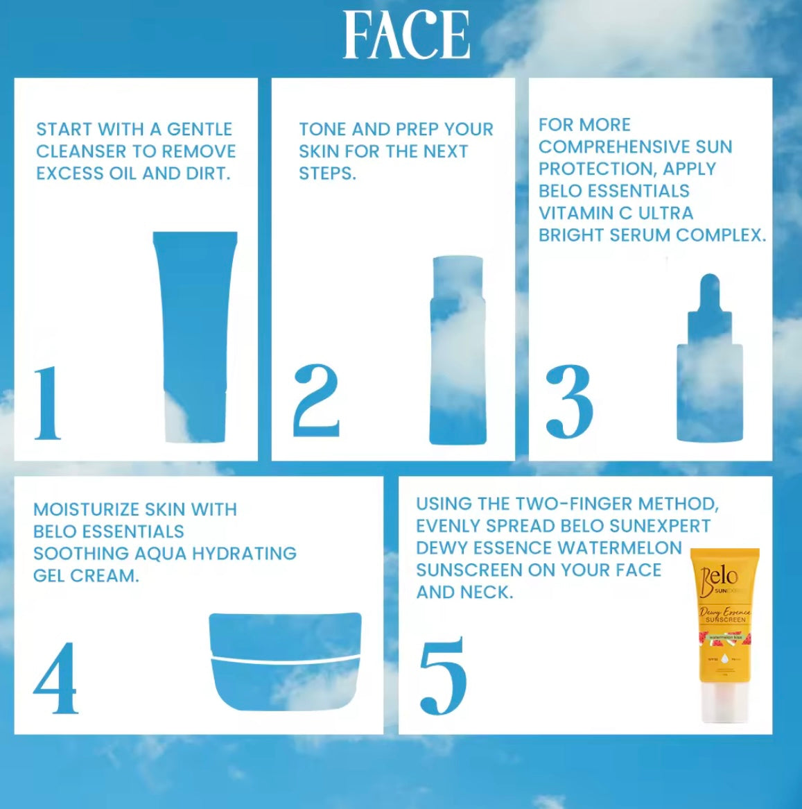 BELO Sun Dewy Watermelon Kiss Sunscreen SPF 50 (50ml)
