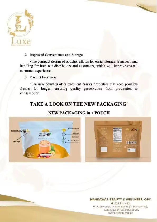 Luxe Slim Caffe Macchiato Pouch 10 Sachets