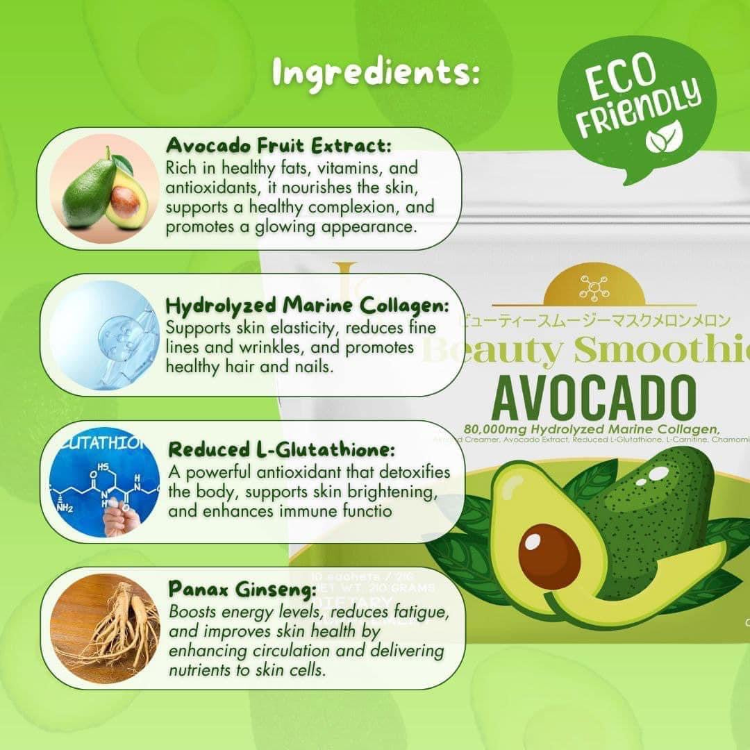 Luxe Slim Beauty Smoothie Avocado (10 sachets)