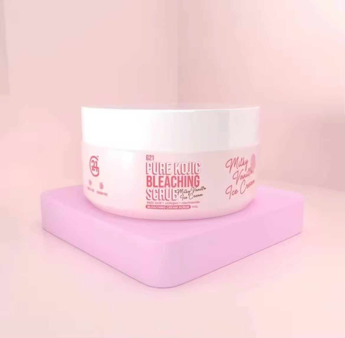 G21 Pure Kojic Bleaching Scrub Milky Vanilla Ice Cream