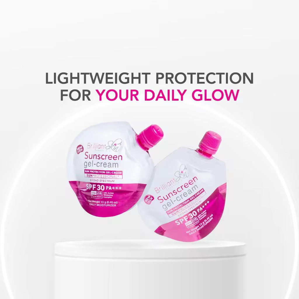Brilliant Sunscreen Gel Cream SPF30 mini sachet