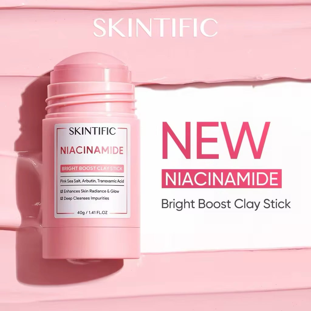 Skintific Niacinamide Bright Boost Clay Stick 40g