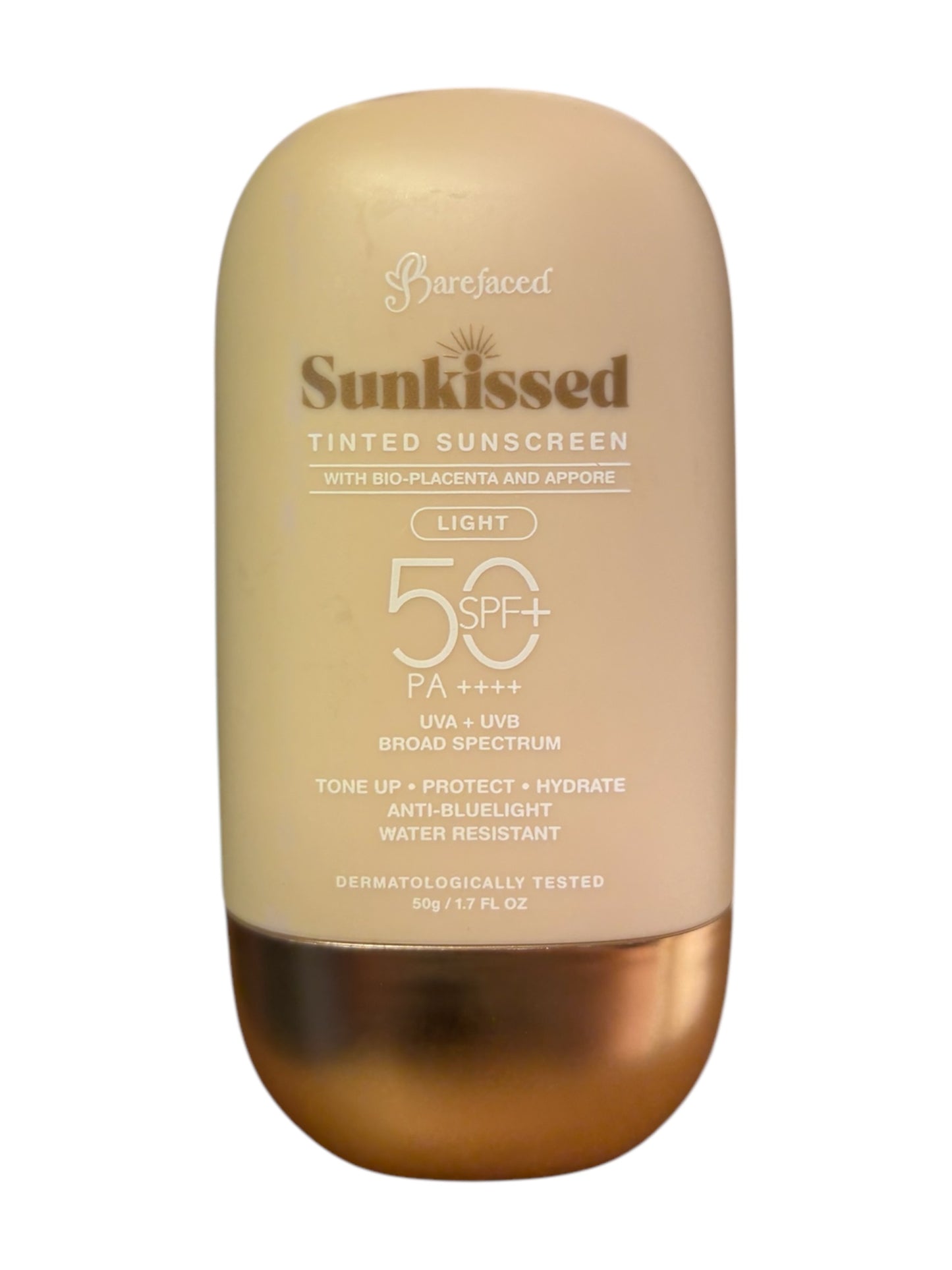 Barefaced Sunkissed Light Tinted Sunscreen SPF50++++ 50g