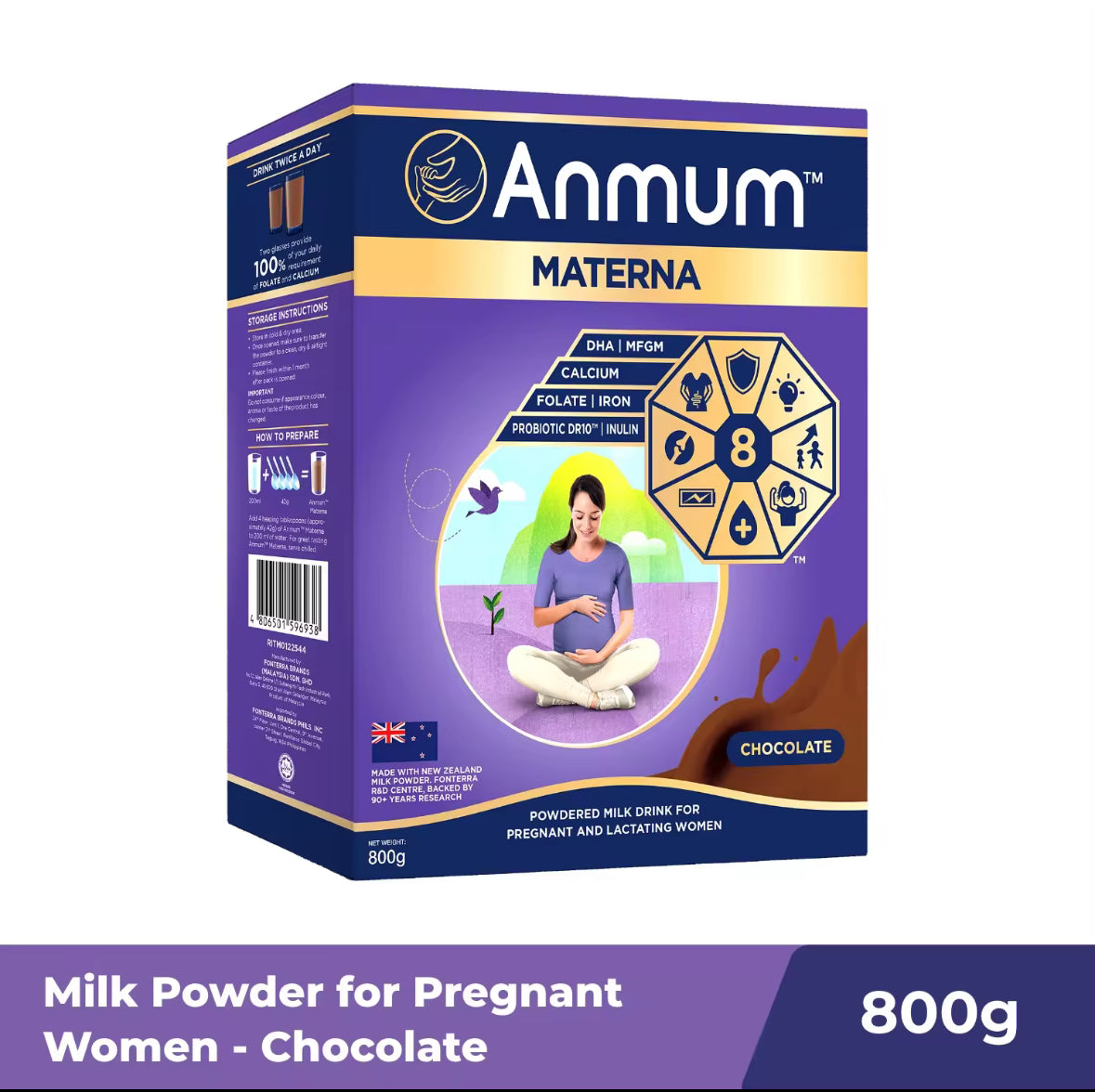 Anmum Materna Pregnancy Milk Powder Chocolate 800G
