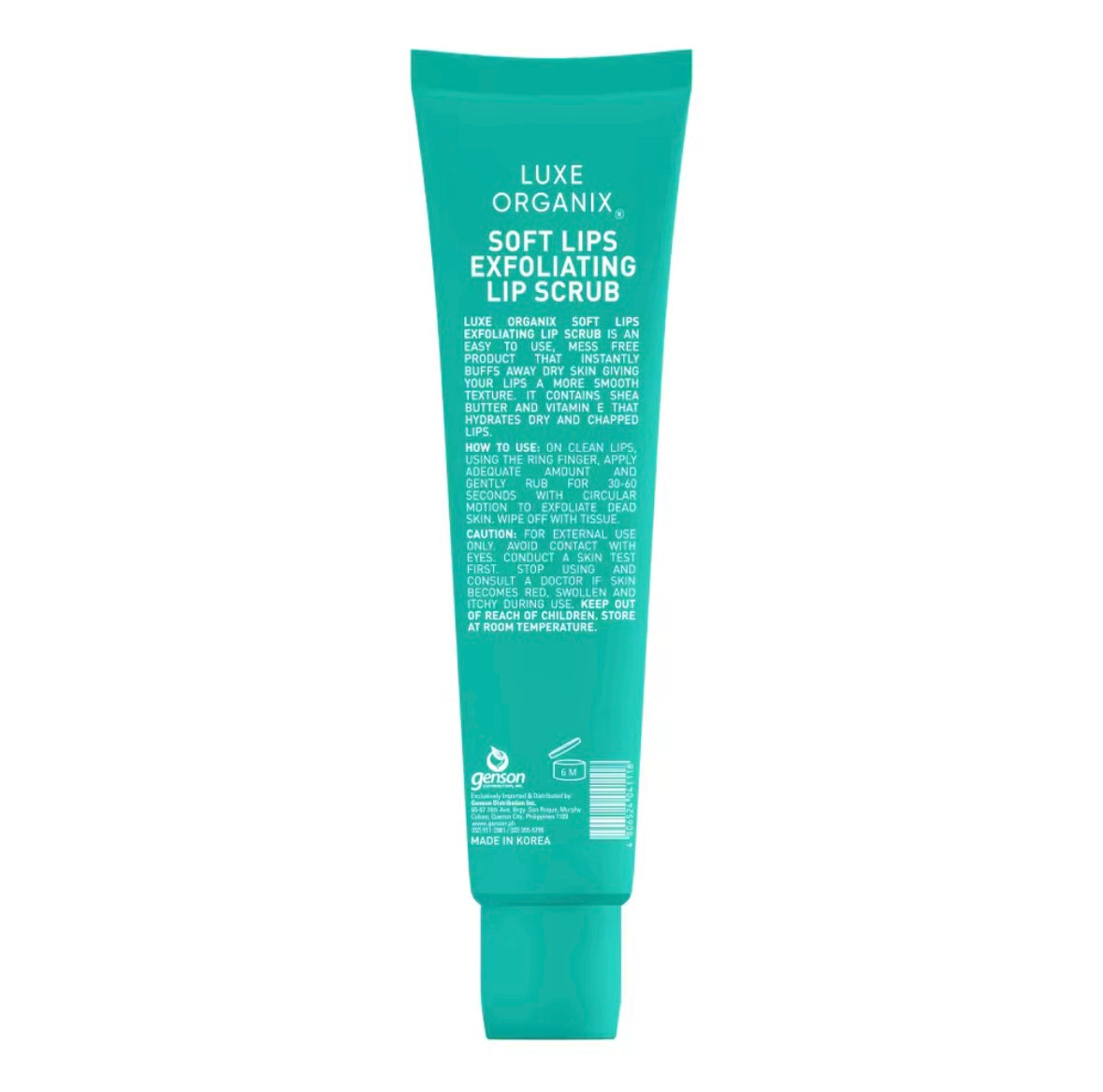 Luxe Organix Soft Lips Lip Exfoliating Scrub 15g