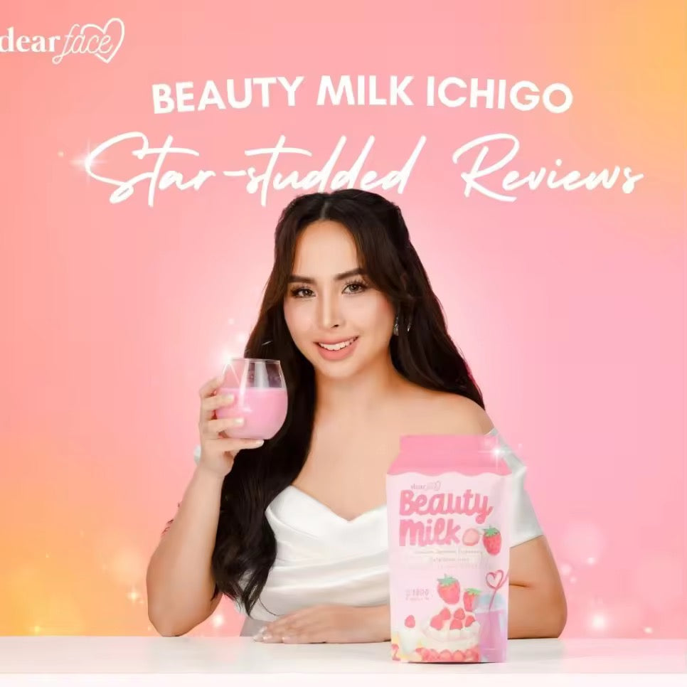 Dear Face Beauty Milk - Strawberry Glutathione Drink