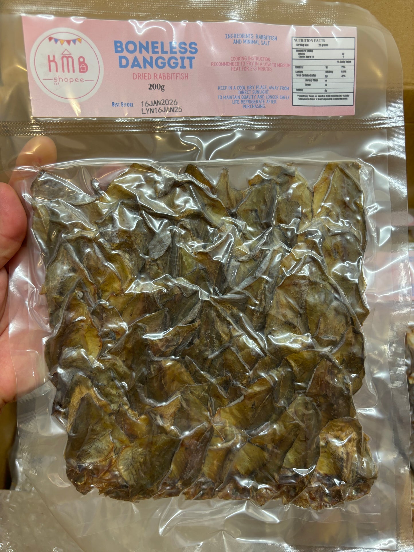 Boneless Danggit 200g