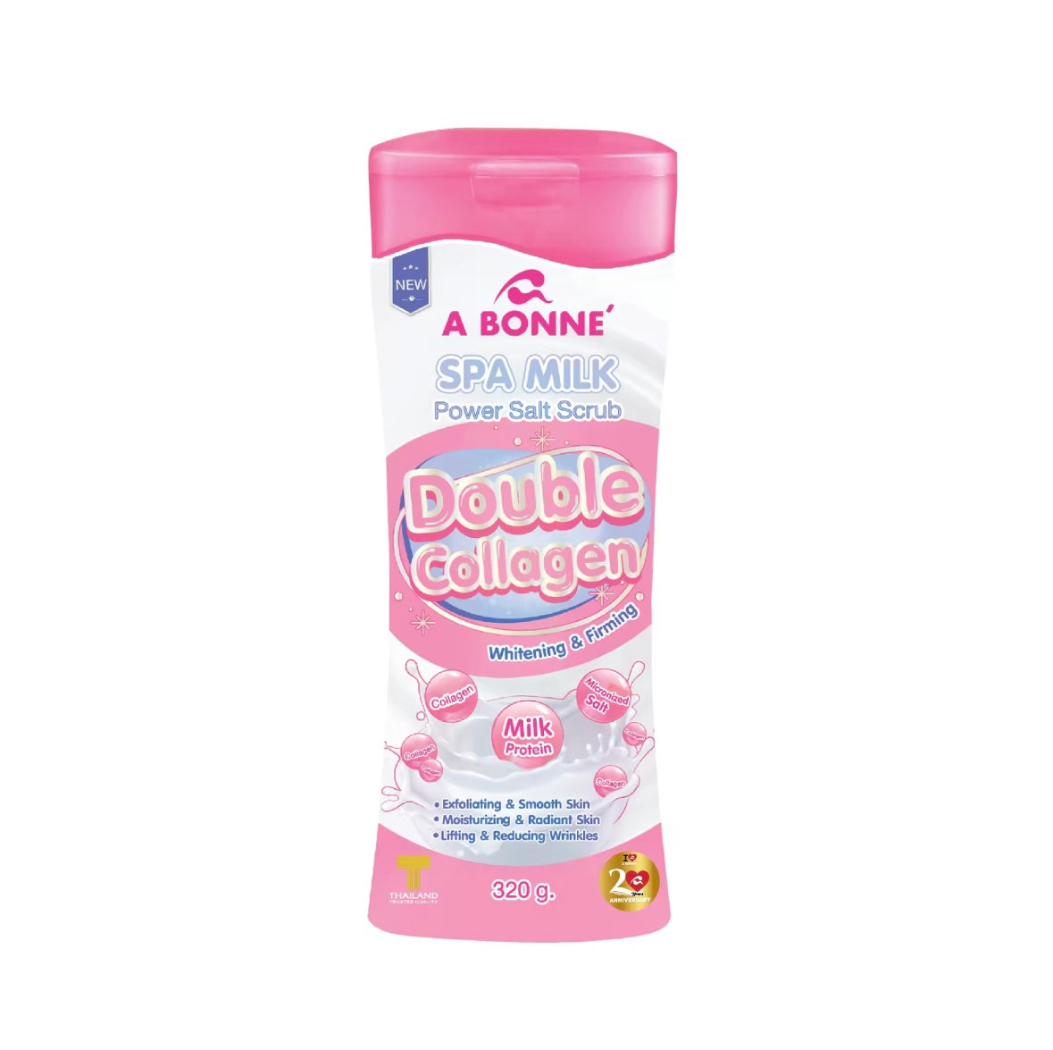 A BONNE Spa Milk Power Salt Scrub Double Collagen 320g