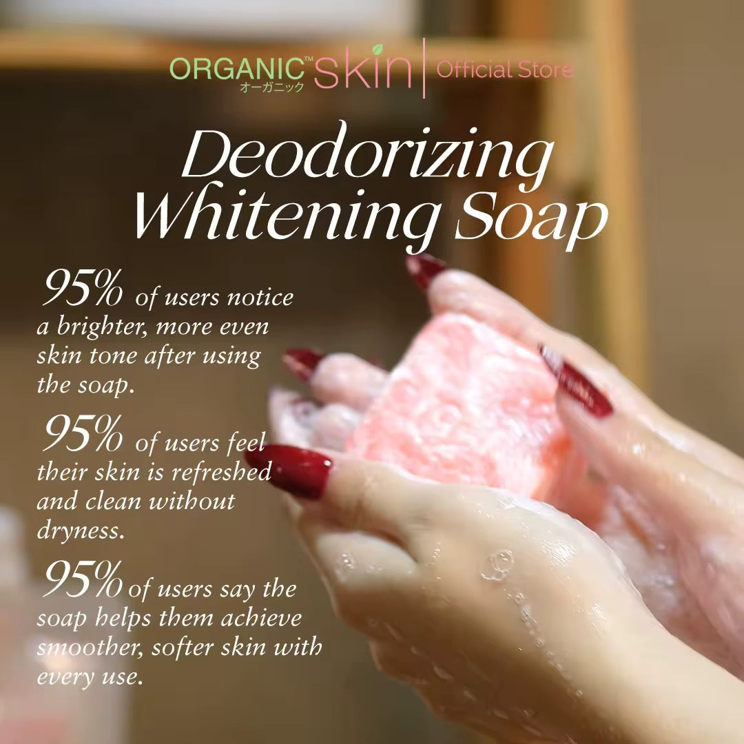 Organic Skin Japan Deodorizing Soap 50g Underarm Whitening Anti Odor Antiperspirant