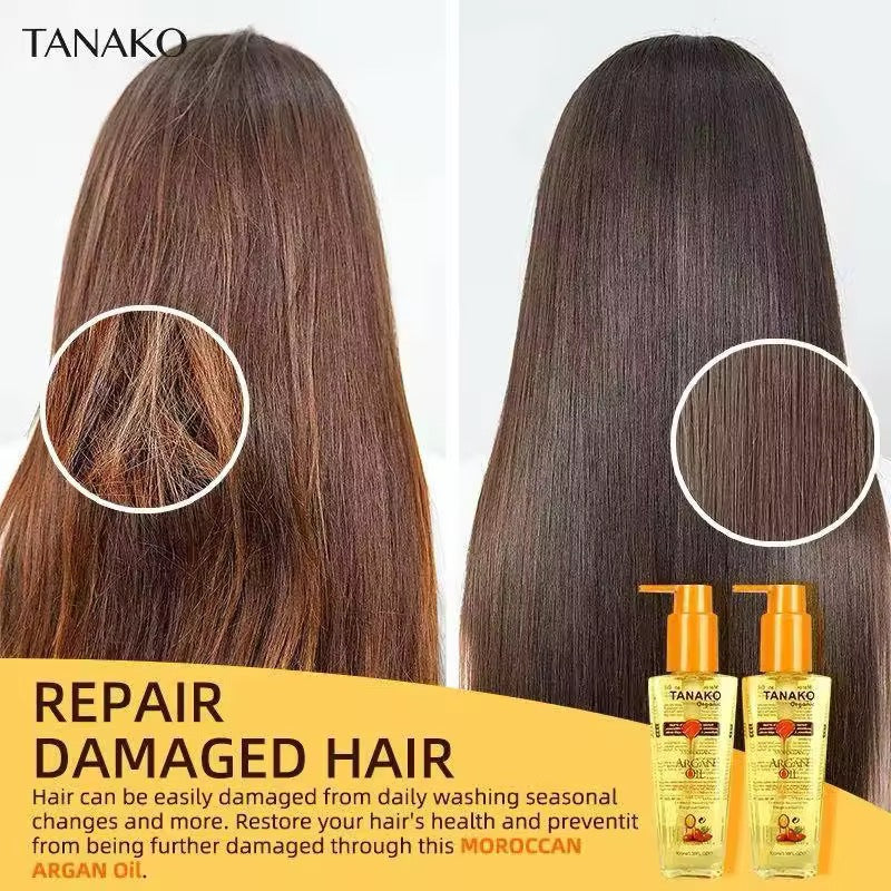 Tanako Organic Argan Oil for Smooth & Healthy Hair 100ml