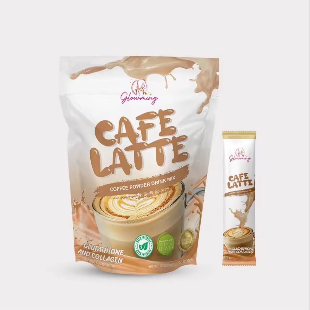 Glowming Shape Cafe latte