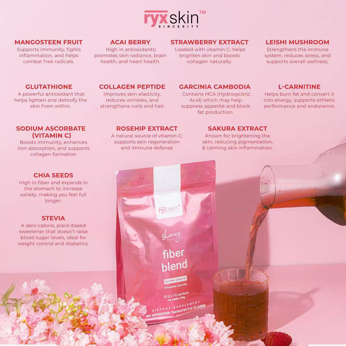 Ryx Lychee fiber blend