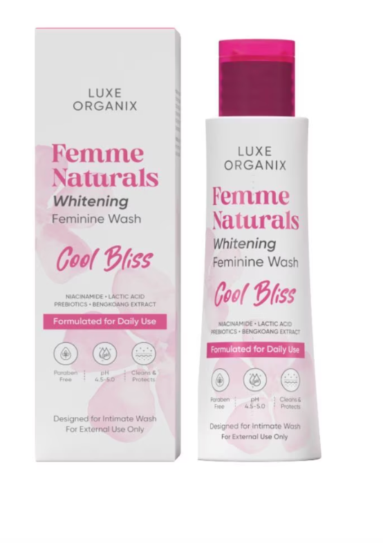 Luxe Organix Femme Naturals Whitening Feminine Wash (Cool Bliss)120mL
