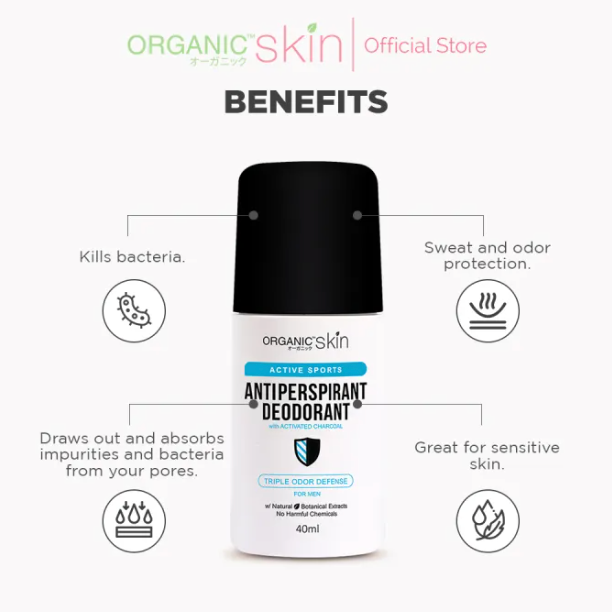 Organic Skin Japan Anti-Perspirant Deodorant for Men