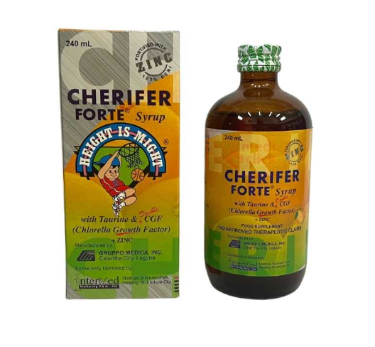 Cherifer Forte Syrup with Taurine and Double CGF + Zinc