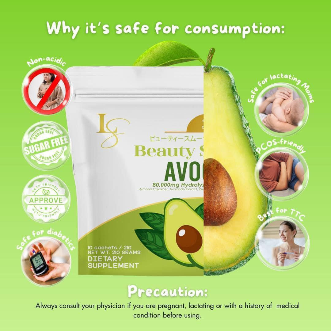 Luxe Slim Beauty Smoothie Avocado (10 sanchet)