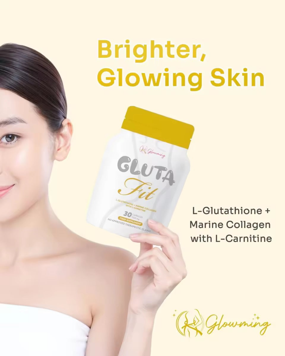 Glowming Gluta Fit Capsules Glutathione Collagen 30caps