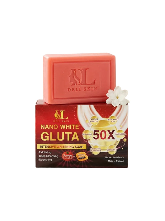 Deli Skin Nano White Gluta Intensive Whitening Soap 90grm