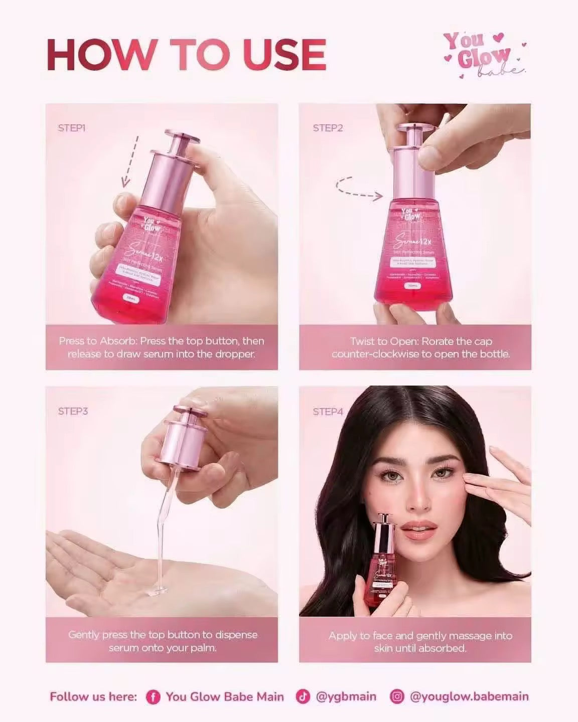You Glow Babe Serume 12x Skin Perfecting Serum 30ml