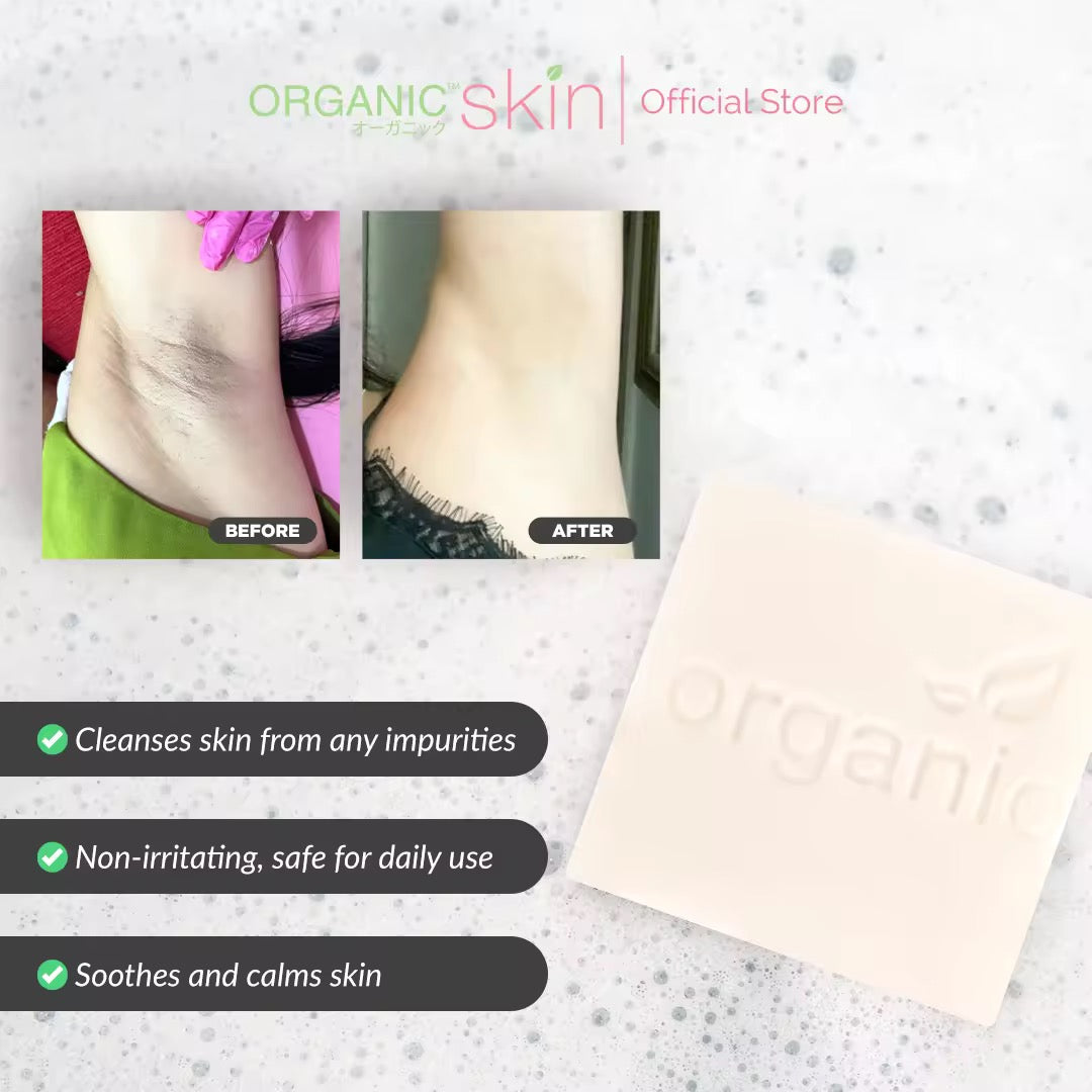 Organic Skin Japan Deodorizing Soap for Sensitive Skin 50g Underarm Whitening Antiperspirant