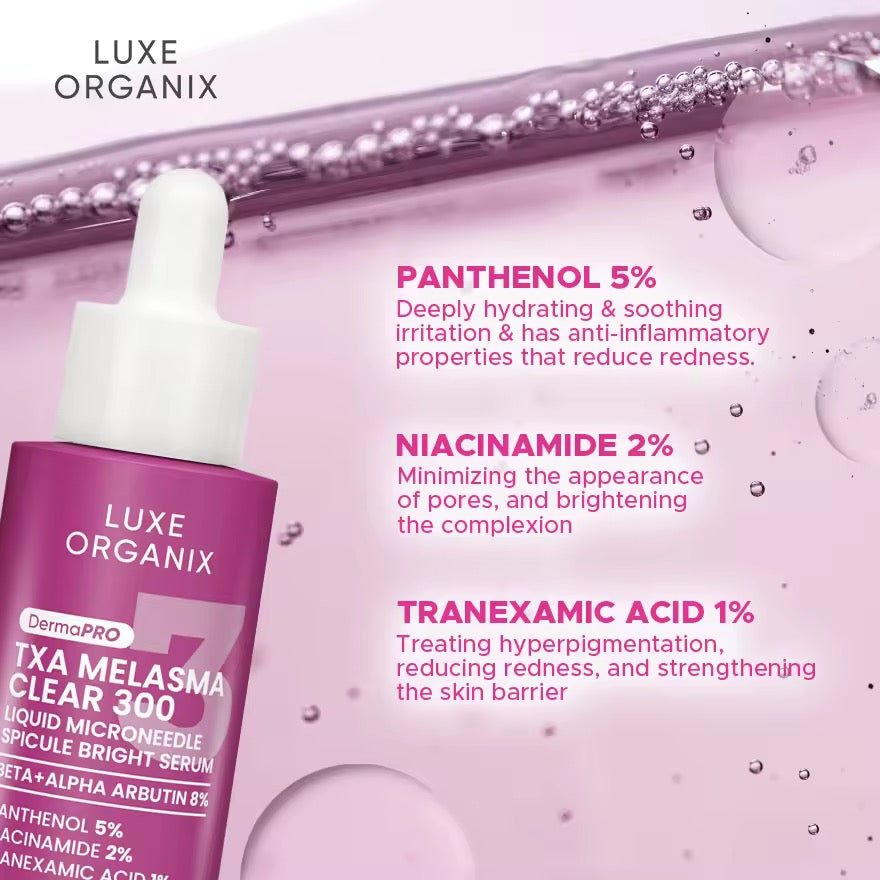 Luxe Organix DermaPRO TXA Melasma Clear Brigthening Bundle