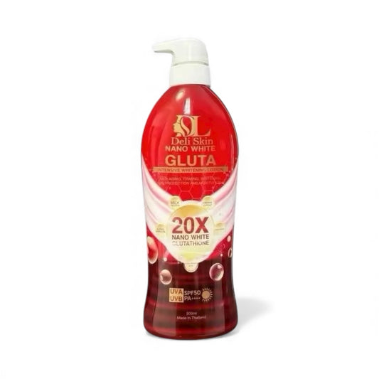Deli Skin Nano White Gluta Intensive Whitening Lotion SPF 50 PA ++++ 500ml