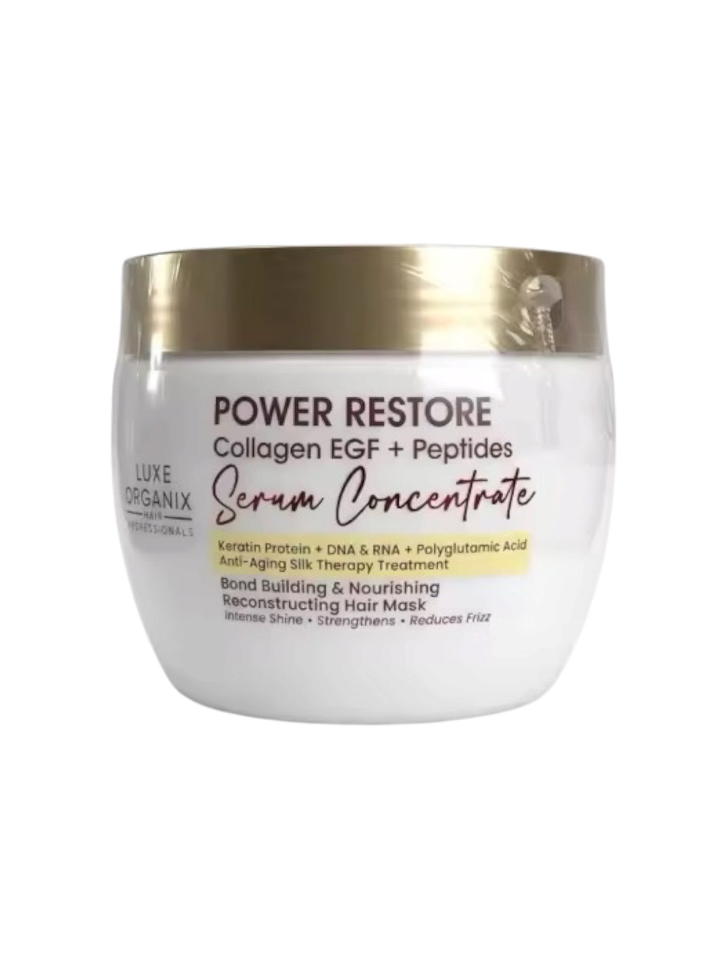 Luxe Organix Power Restore Collagen EGF + Peptides Serum Concentrate Hair Mask 500ml