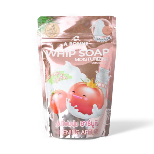 A BONNE Whip Soap Moisturizing Tomato and Milk 100g