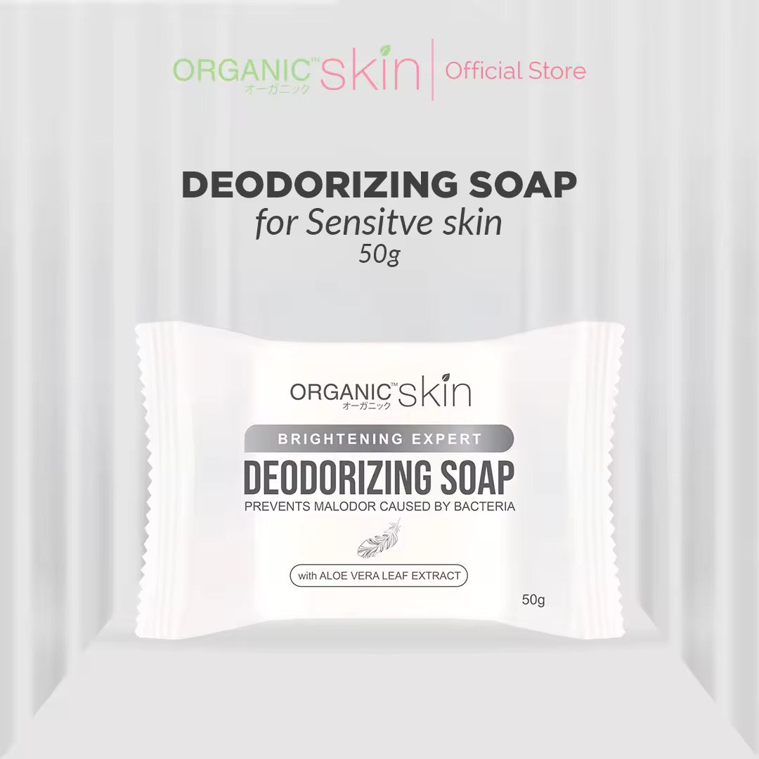 Organic Skin Japan Deodorizing Soap for Sensitive Skin 50g Underarm Whitening Antiperspirant