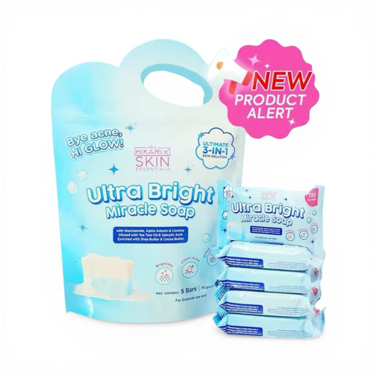Hikari Skin Essentials Ultra Bright Miracle Soap (5 bars)