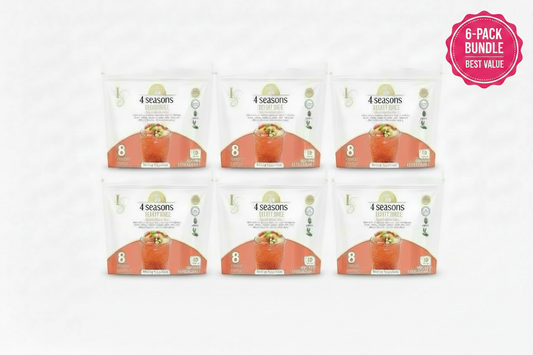 4 Seasons Beauty Juice 6-Pack Badge Top Right