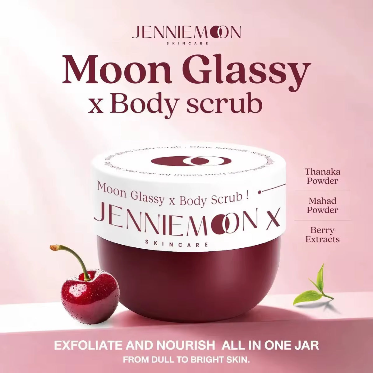 Jennie Moon Glassy x Body Scrub