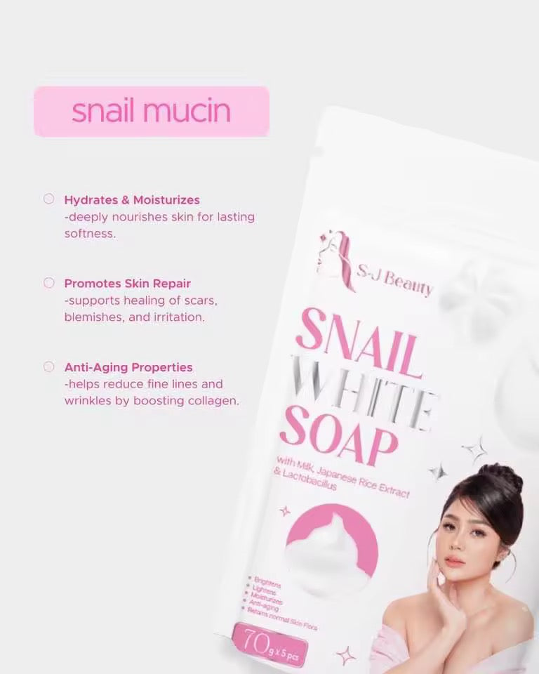 S&J Beauty Snail White Soap