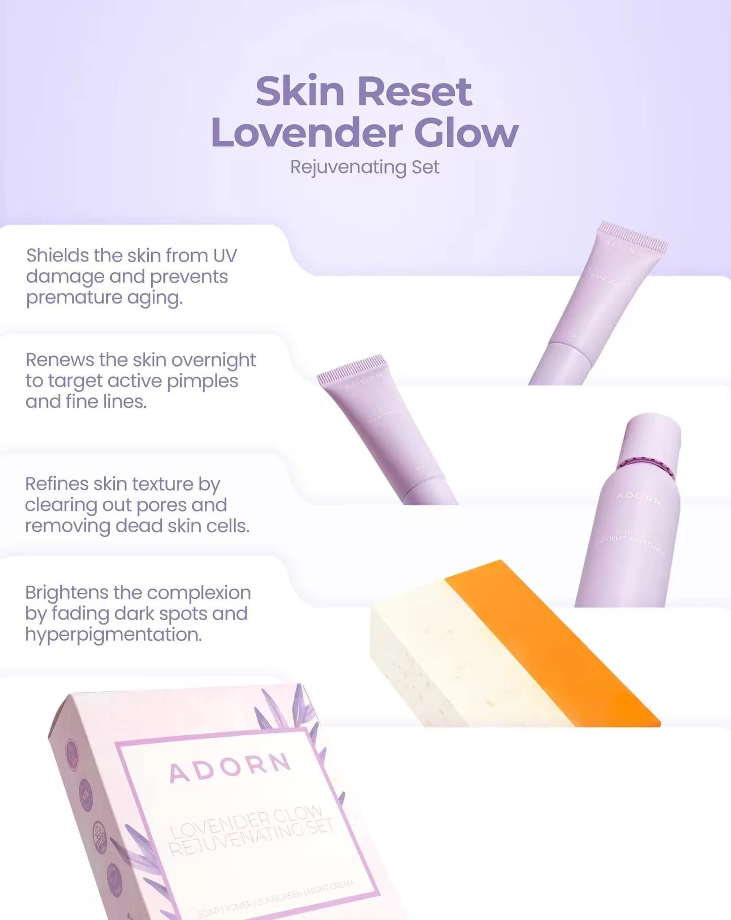 Adorn by Calmskin Radiance Potion Intense Exfoliating Set