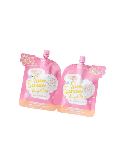 You Glow Babe Beauty White Sunscreen Bright Glow SPF50++++ (Twin pack)