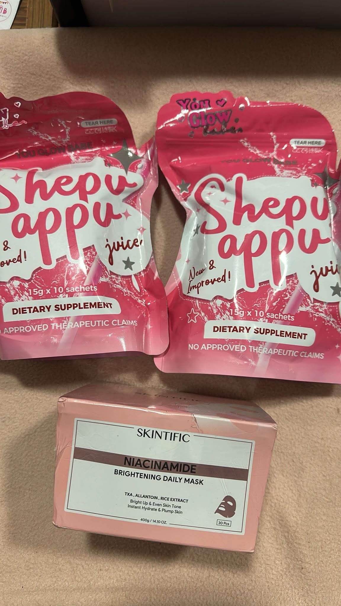 Beauty products