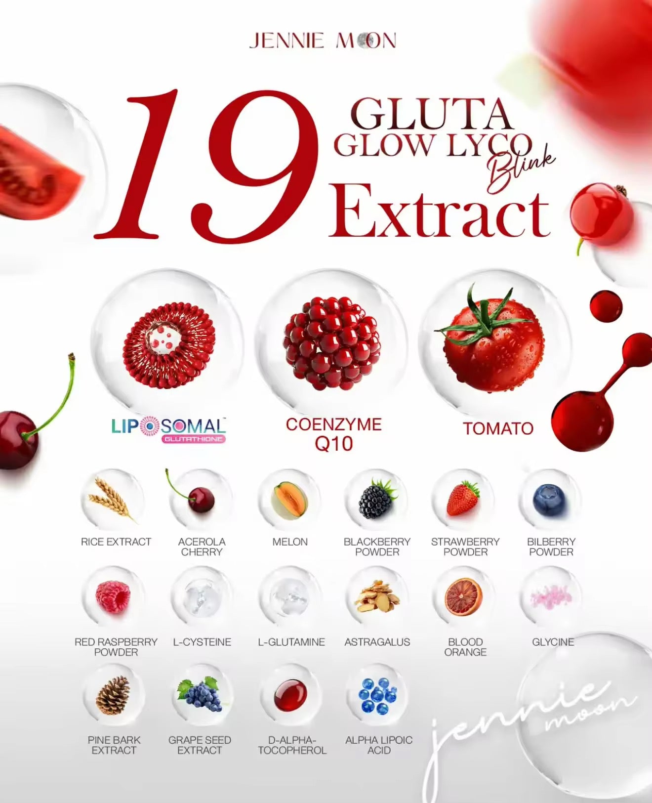 Jennie Moon Gluta Glow Lyco (30 sanchets)