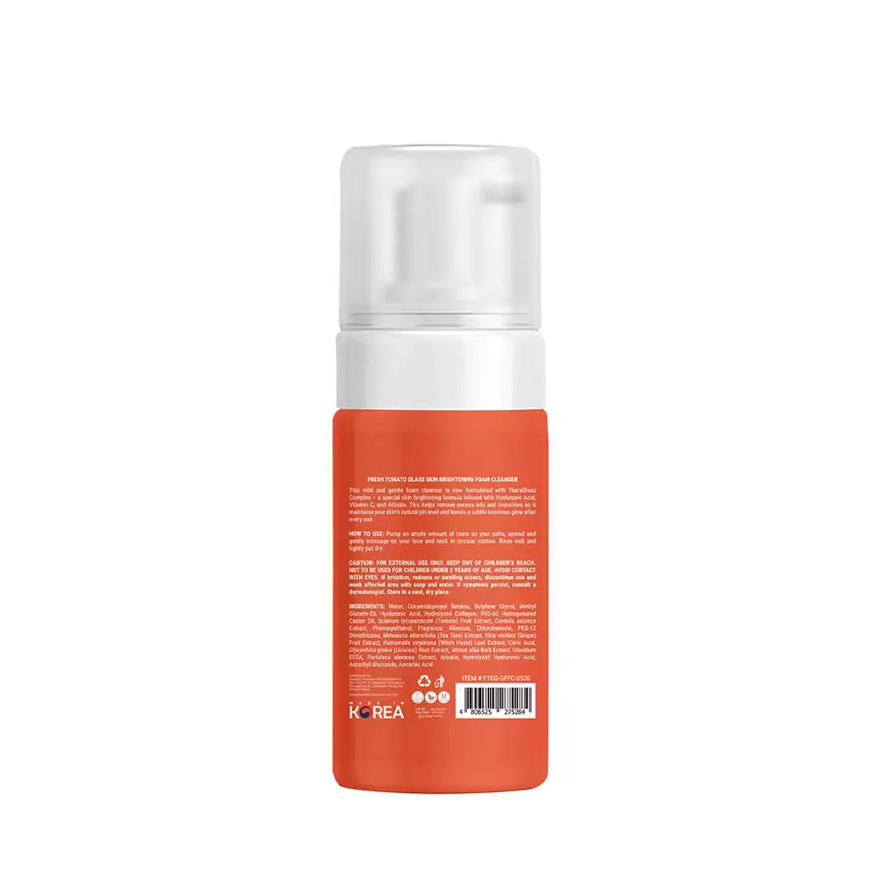 Fresh Skinlab Tomato Glass Skin 3in1 Vitamin C Brightening Foam Cleanser 100ml