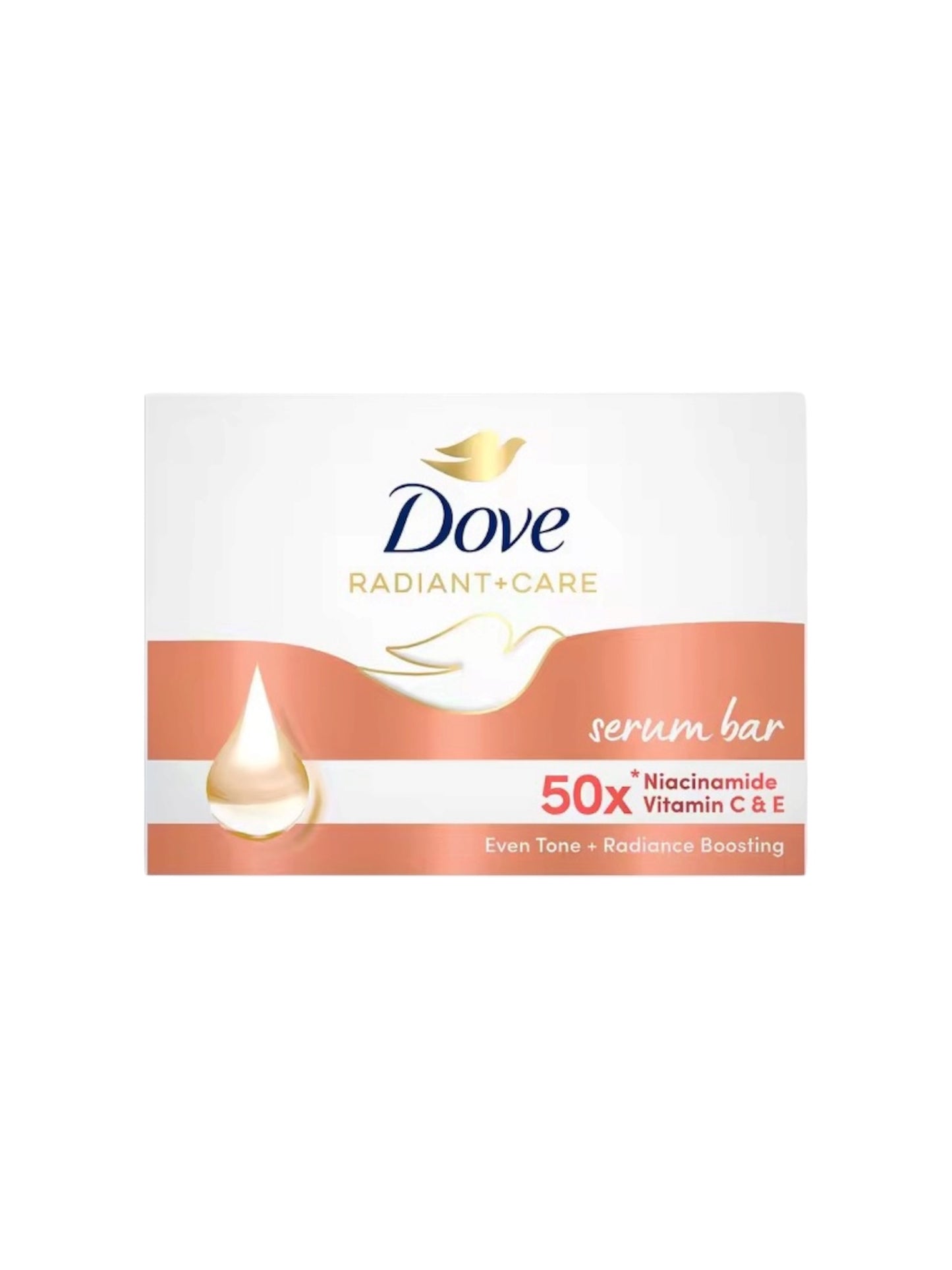 Dove Radiant + Care Serum Bar Niacinamide + Vit C&E 90g