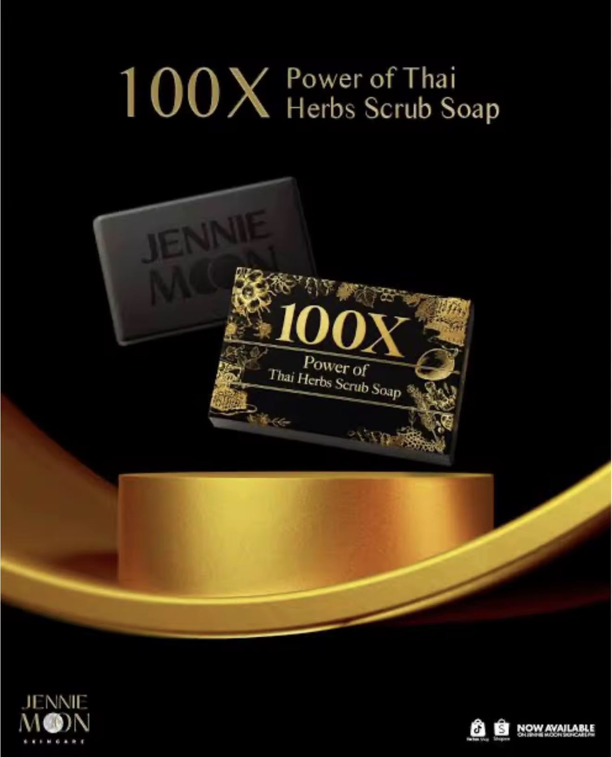 JENNIE MOON 100X Power of Thai Herbs Scrub Soap