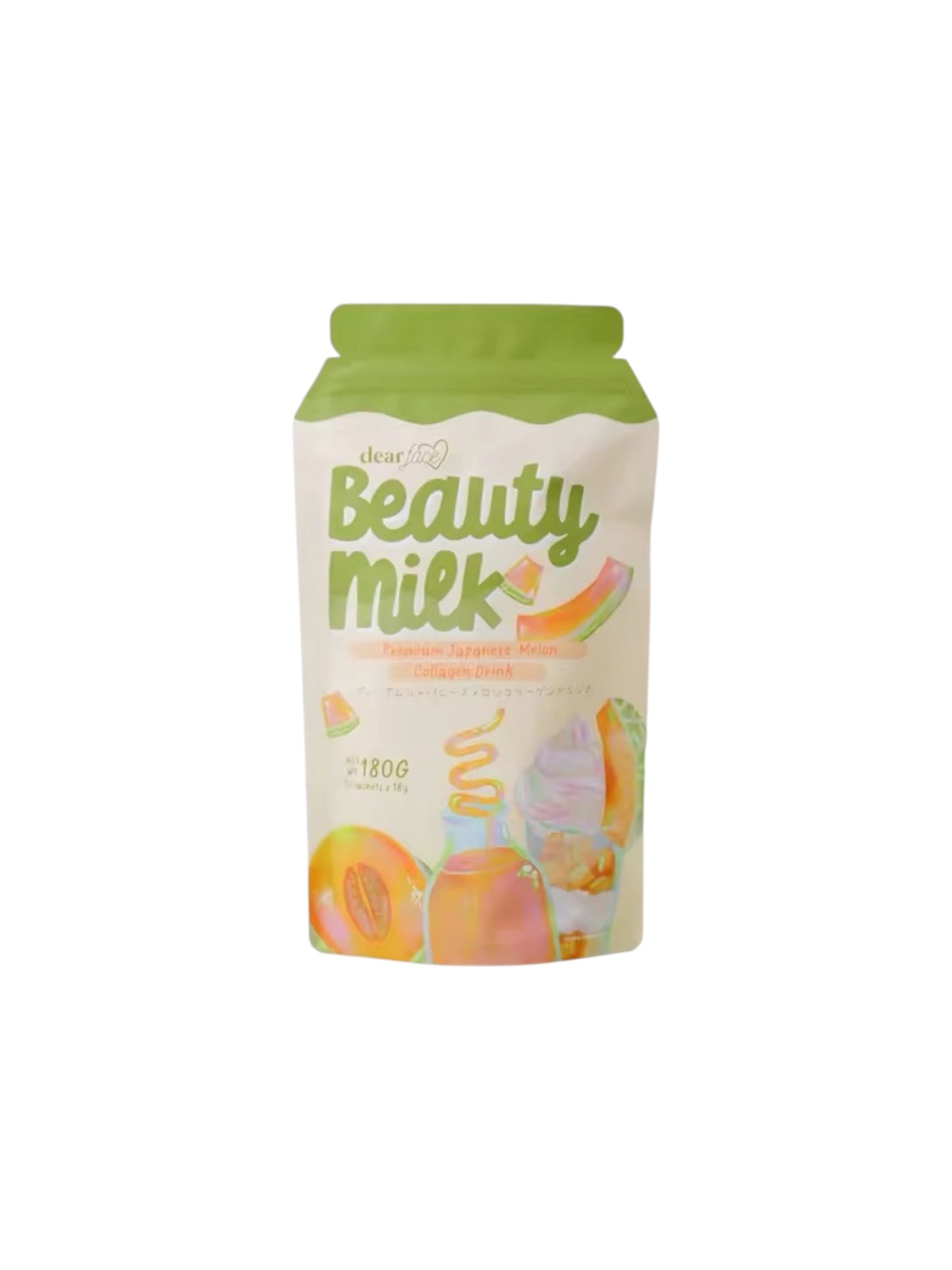 Dear Face Beauty Milk - Melon Collagen Drink
