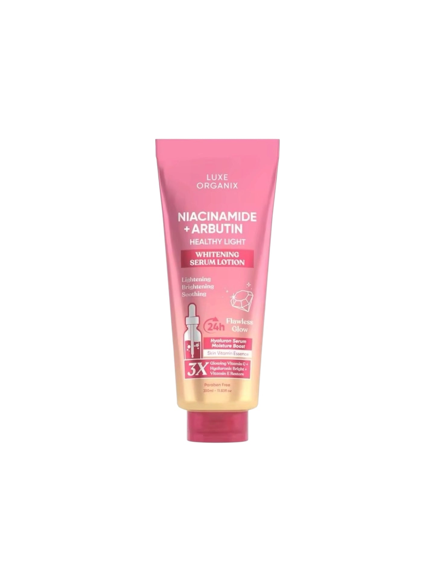LUXE ORGANIX Niacinamide + Alpha Arbutin Whitening Serum Lotion
