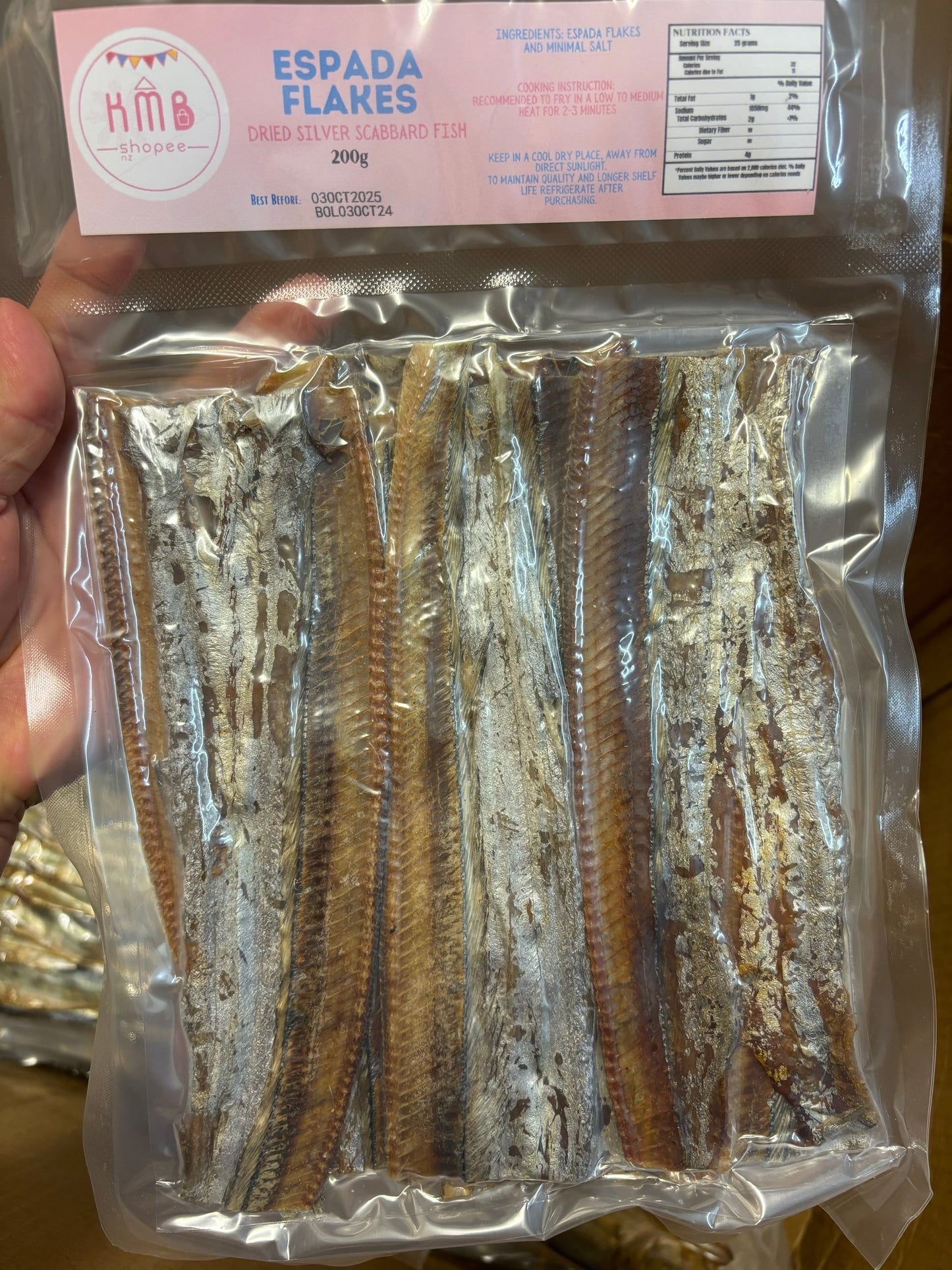 Espada flakes (Dried Silver Scabbard Fish) 200g