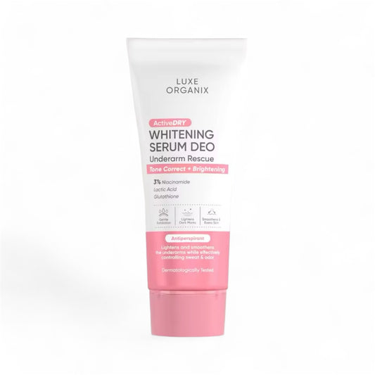 Luxe Oganix Active Dry Whitening Serum Deodorant Underarm Rescue 50g