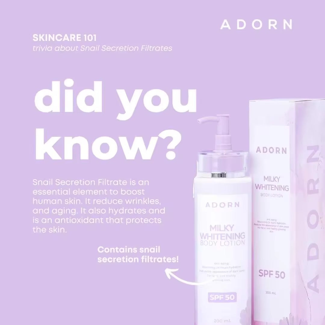 Adorn by Calm skin Milky Whitening Body Lotion