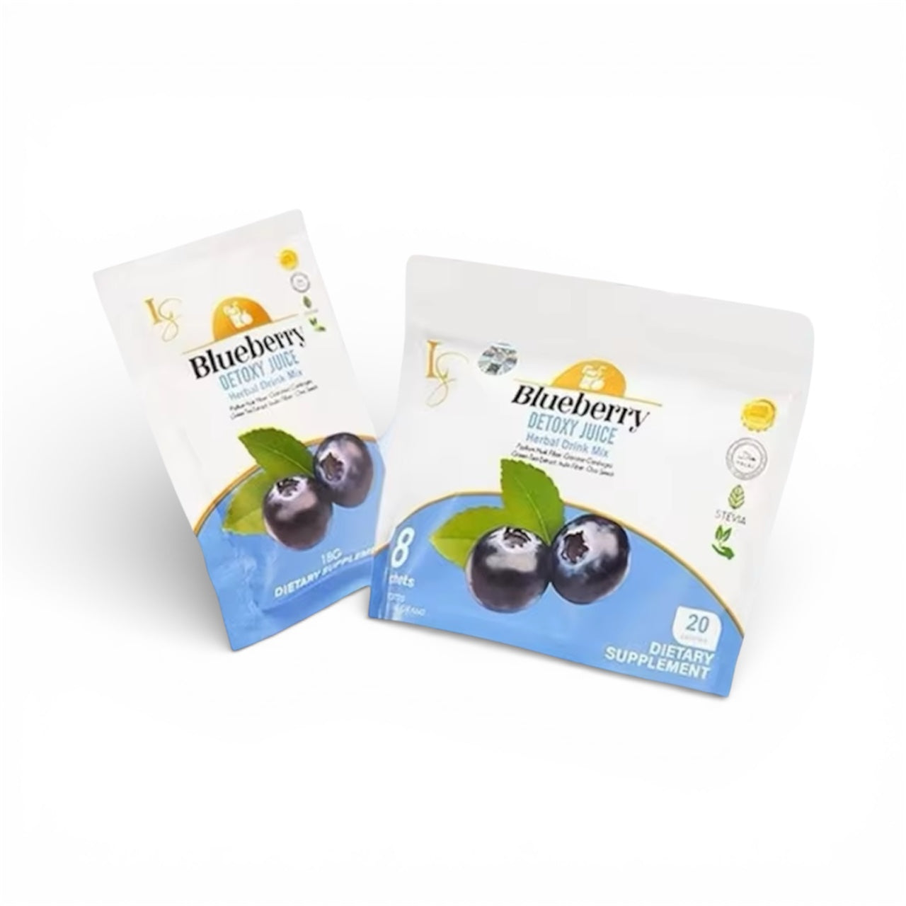 Luxe Slim Blueberry Detoxy Juice Herbal Drink (8 sanchets)