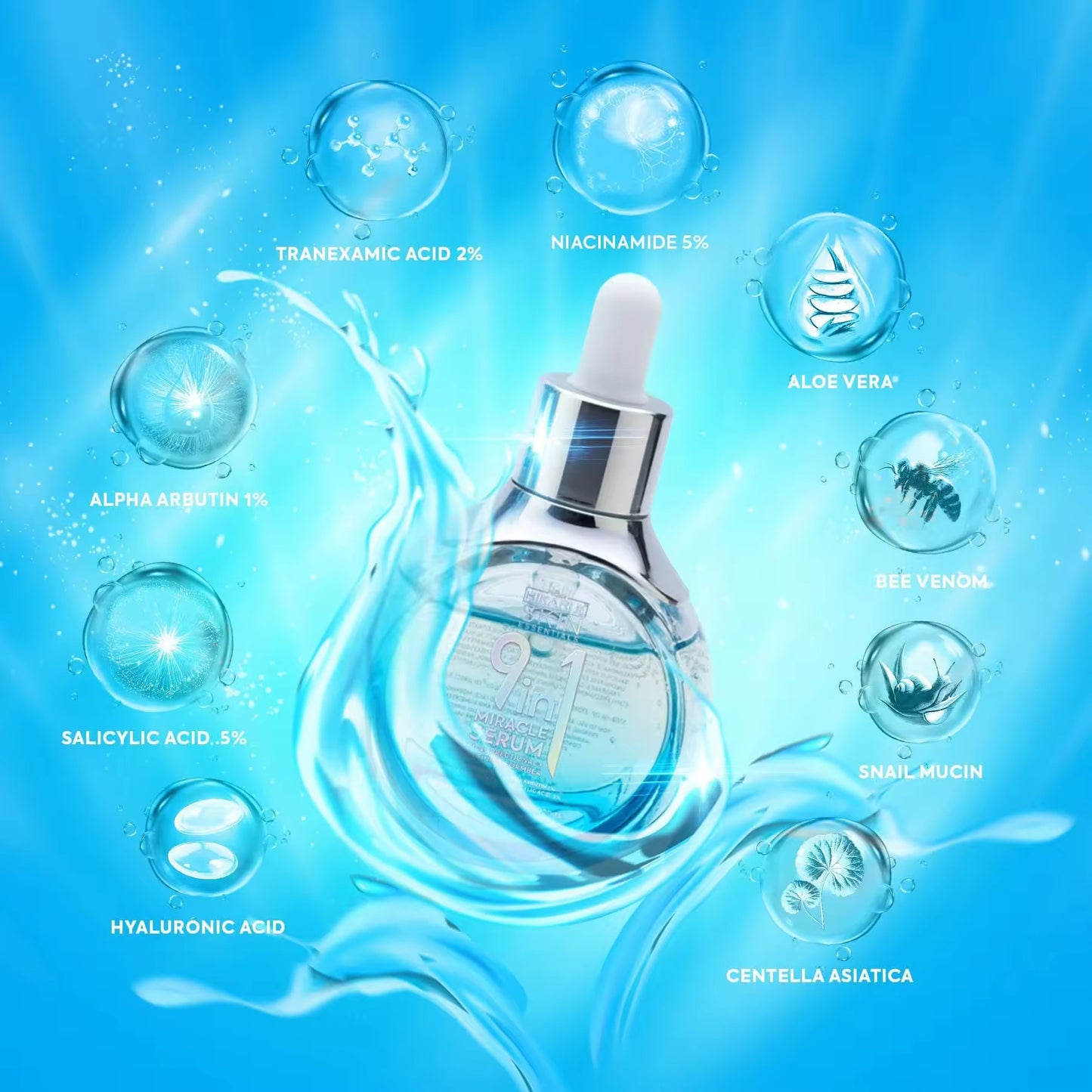 Hikari Skin Essentials 9 in 1 Miracle Serum 30ml